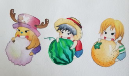 春天群众吃瓜画,群众共享的甜蜜时光